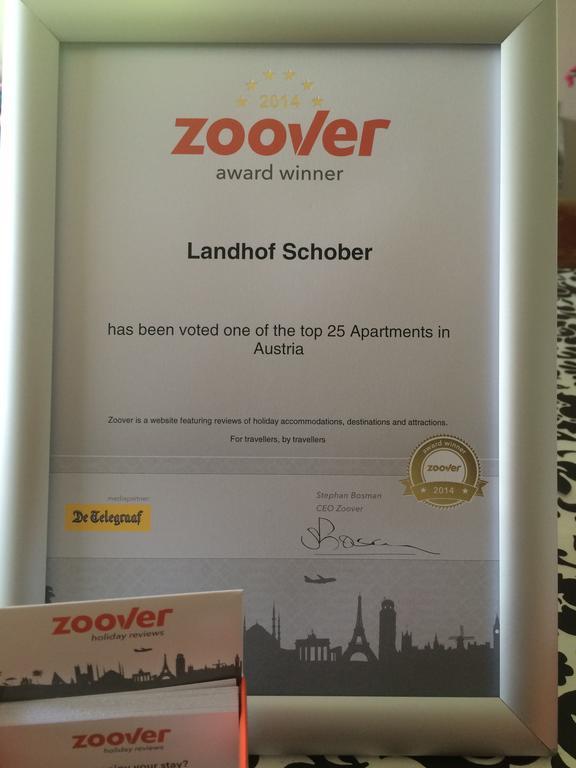 Landhof Schober Appartementen ヴァイスブリアッハ エクステリア 写真